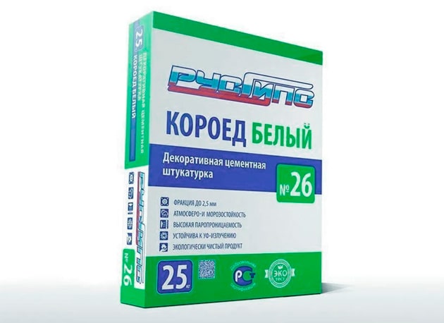 Разработана и запущена в производство рецептура Штукатурки №26