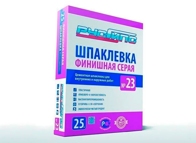 Разработанна рецептура Шпаклевка № 23