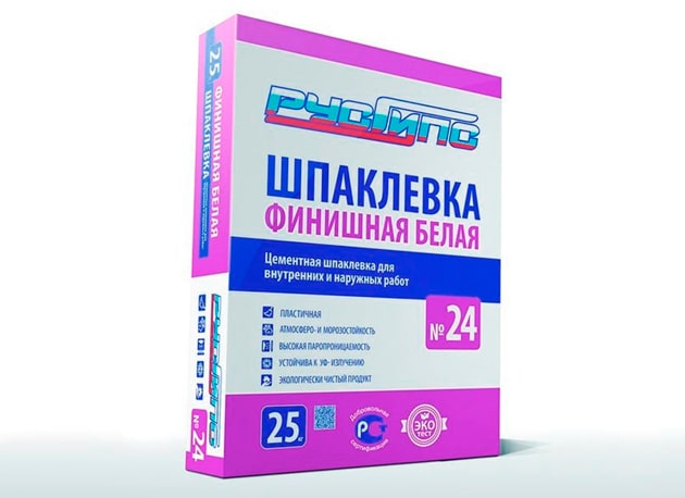 Разработанна рецептура Шпаклевка № 24