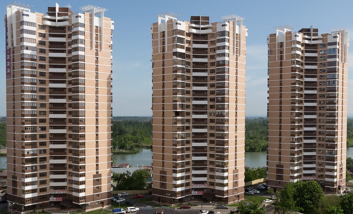 г.Краснодар, ул.Кубанская, д.45 литер 2-1,2-2,2-3
